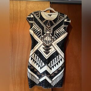 Express sequin sheath dress L